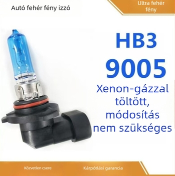 9005 autó fényszóró - halogén, 12V, 55/70/100W, hosszú élettartamú szál