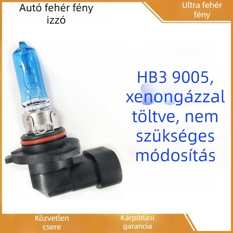 9005 autó fényszóró - halogén, 12V, 55/70/100W, hosszú élettartamú szál