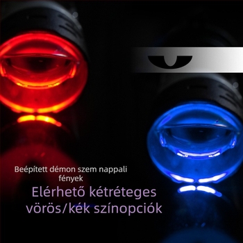H4 LED fényszóró közvetlen csatlakozással, bifokális lencse, távoli és közeli fény, 3600 lm, 50W