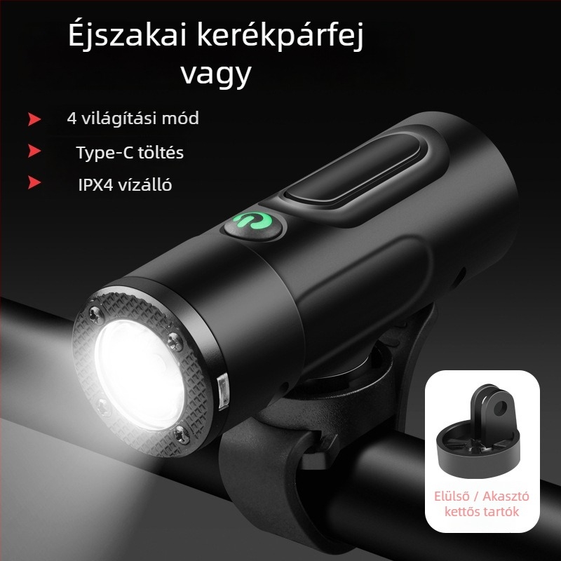 Demonknights kerékpár esti lámpák – elő- és hátsó lámpa, vízálló, éjszakai kerékpározáshoz