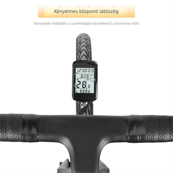 NEWBOLER Kerékpárfény vezeték nélküli távirányítással, távoli és közel fény, a kerékpár eleje alá akasztható, ideális út- és terepkerékpárok éjszakai tekeréséhez