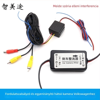 Hátsókamerás egyenirányító autókhoz — 12V, 1080x720, IP68, 3W, Kompatibilis a VW/GM/Ford modellekkel