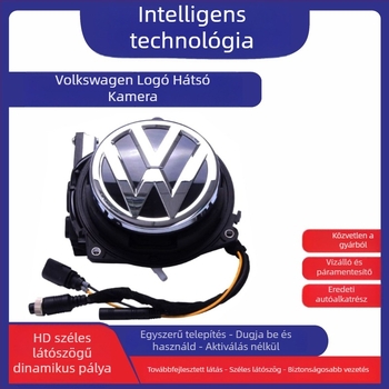 Visszapillantó kamera Golf 7/8, Beetle, Magotan és Lingdu modellhez — fém ház, 1080 felbontás, 170° látószög, 12V tápegység, CVBS/eredeti autójel
