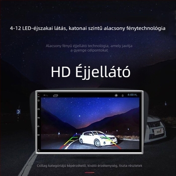 Autó hátsó nézet kamera - vízálló, 720P HD, éjjellátás, lótusz stílusú lencse, LED fények (4/8).