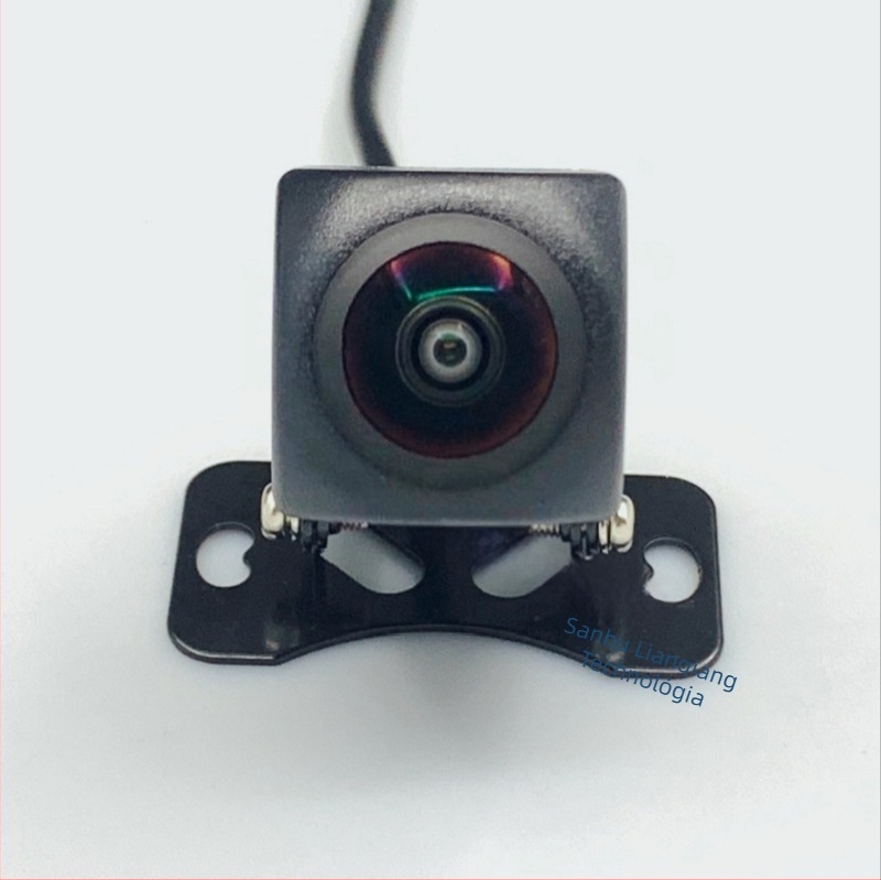 4-pin AHD hátsó kamera, 1080P felbontás, 170° fisheye széleslátószögű objektív, 12V tápegység