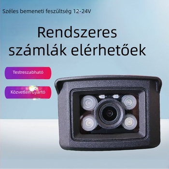 Jármű IP-kamera, 1080P, vízálló, 2.8 mm lencse, IR 30 m-ig, 12V tápegység