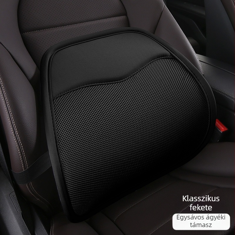 Autó- és irodai székhez Lumbális támasz – állítható, lélegző levegőréteg, univerzális illeszkedés, minden évszakban