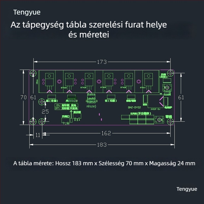 Universális fűtőasztal vezérlőpanel – alkalmas hotpot-asztalok és elektromos fűtőkre, számítógépes alaplap javítási alkatrész, rész 994518540513, terület 51–100 m², járműre szerelhető