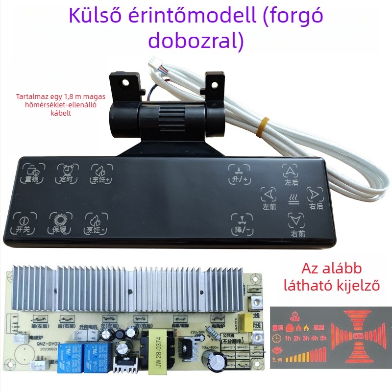 Universális fűtőasztal vezérlőpanel – alkalmas hotpot-asztalok és elektromos fűtőkre, számítógépes alaplap javítási alkatrész, rész 994518540513, terület 51–100 m², járműre szerelhető