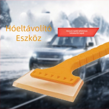 Autó hód eltávolító eszköz hosszú fogantyúval: hóeke, olvasztó ecset és filmkaparó; Anyag: PP; Eredet: Zhejiang; Testreszabható; Privát márka elérhető