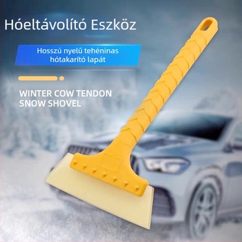 Autó hód eltávolító eszköz hosszú fogantyúval: hóeke, olvasztó ecset és filmkaparó; Anyag: PP; Eredet: Zhejiang; Testreszabható; Privát márka elérhető