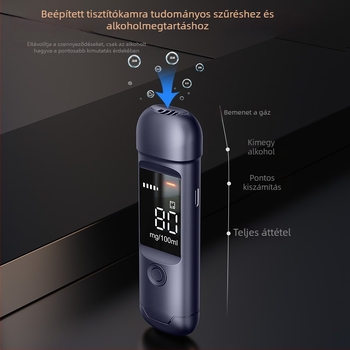 Rongguanda ABS fújásos típusú légalkohol-analizátor ittas vezetés kimutatására, magas precizitás
