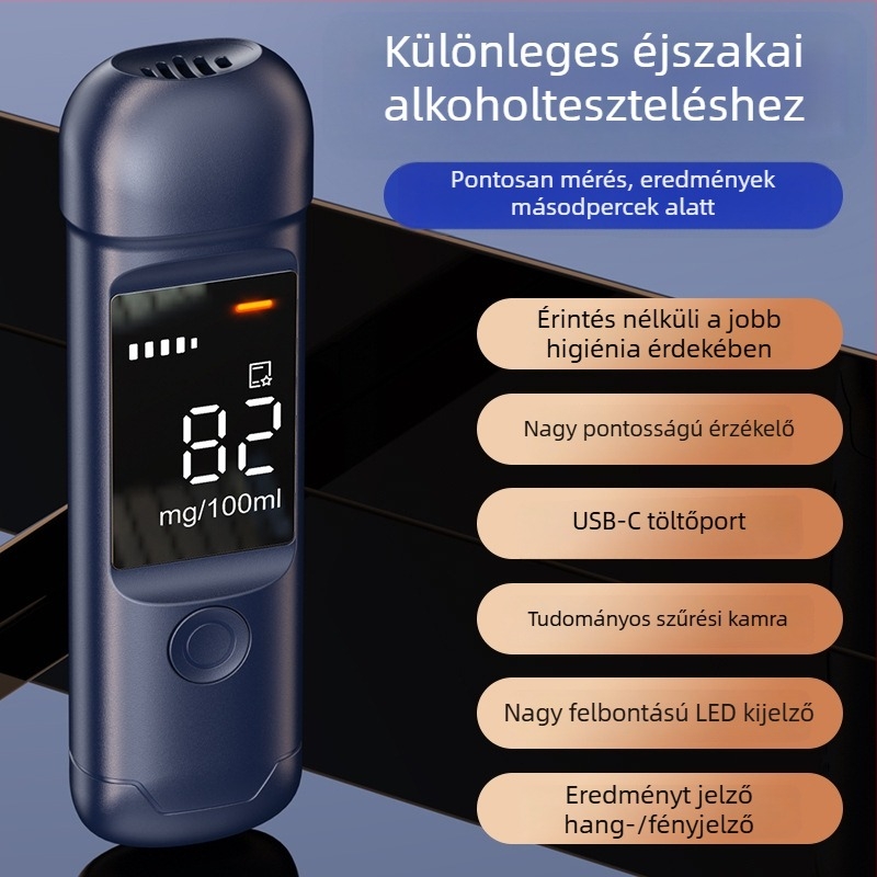 Rongguanda ABS fújásos típusú légalkohol-analizátor ittas vezetés kimutatására, magas precizitás