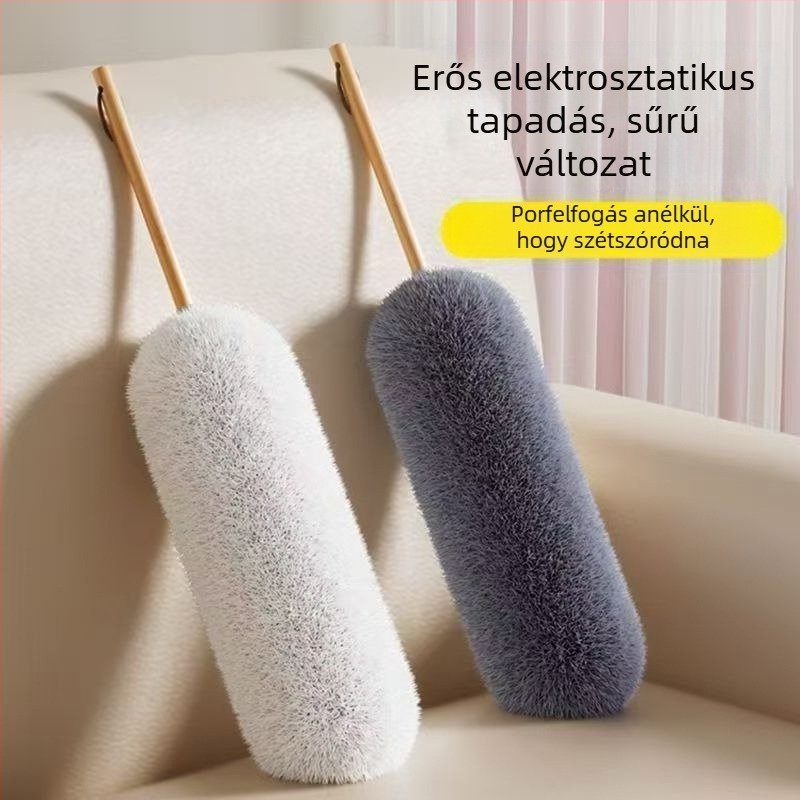  Tollas portörlő teleszkópos nyéllel – Mennyezeti por tisztító, Antisztatikus, Szintetikus rostokból álló keverék