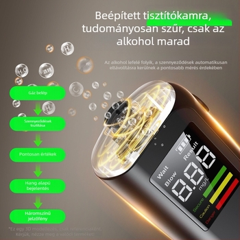 Elektro-kémiai alkoholszonda - nagy pontosságú mérés, érintés nélkül