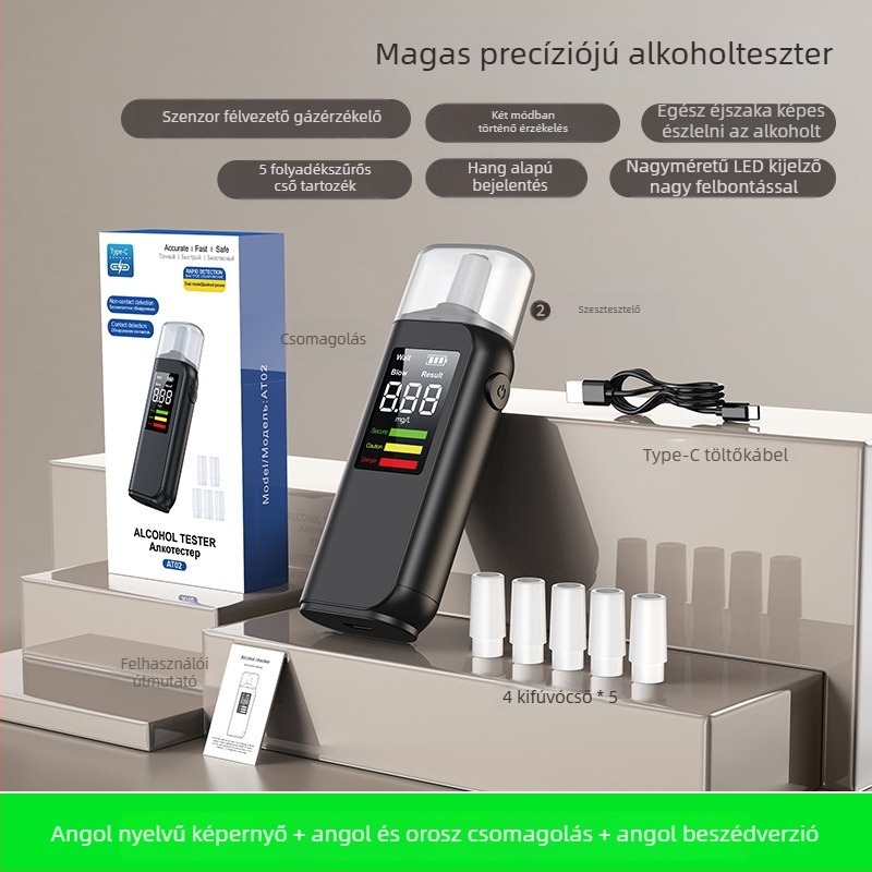 Elektro-kémiai alkoholszonda - nagy pontosságú mérés, érintés nélkül