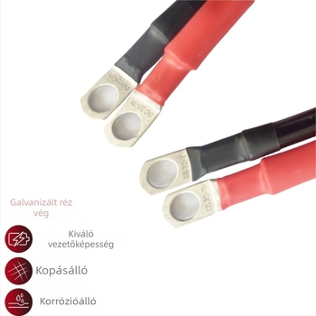 4 AWG autó akkumulátor kábel soros kapcsolathoz – Li-ion akkumulátorokhoz tervezett kábelkiegészítő