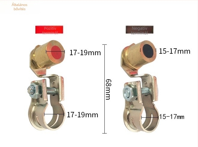 Baide Univerzális autó akkumulátor terminál adapter hosszabbító, modell ZT-T88