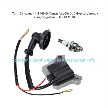 Gyújtótekercs kétütemű motorokhoz (43cc/49cc), 40-5 és 44-5 modellhez tartozó pocket bike-okra, magas hatékonyság, magas hőállóság