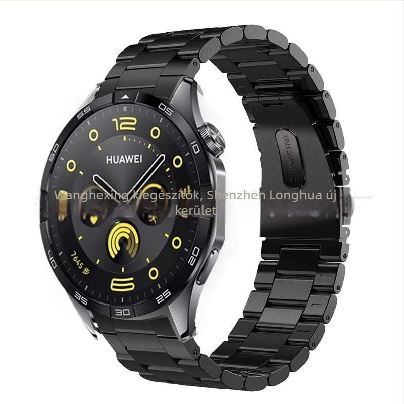 Huawei Watch GT5 fém görbült szíja, 22 mm interfész, összecsukható csat, 45 g