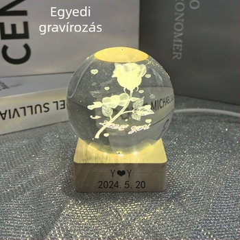 LED éjszakai lámpa - dekoratív dizájn szegekből merítve - Unique márka