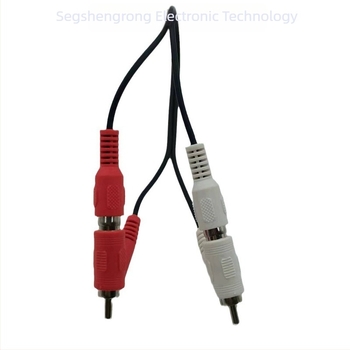 2RCA 1-2 audio kábel, nikkelezett rézmaggal, Set-Top Boxhoz