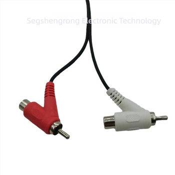 2RCA 1-2 audio kábel, nikkelezett rézmaggal, Set-Top Boxhoz