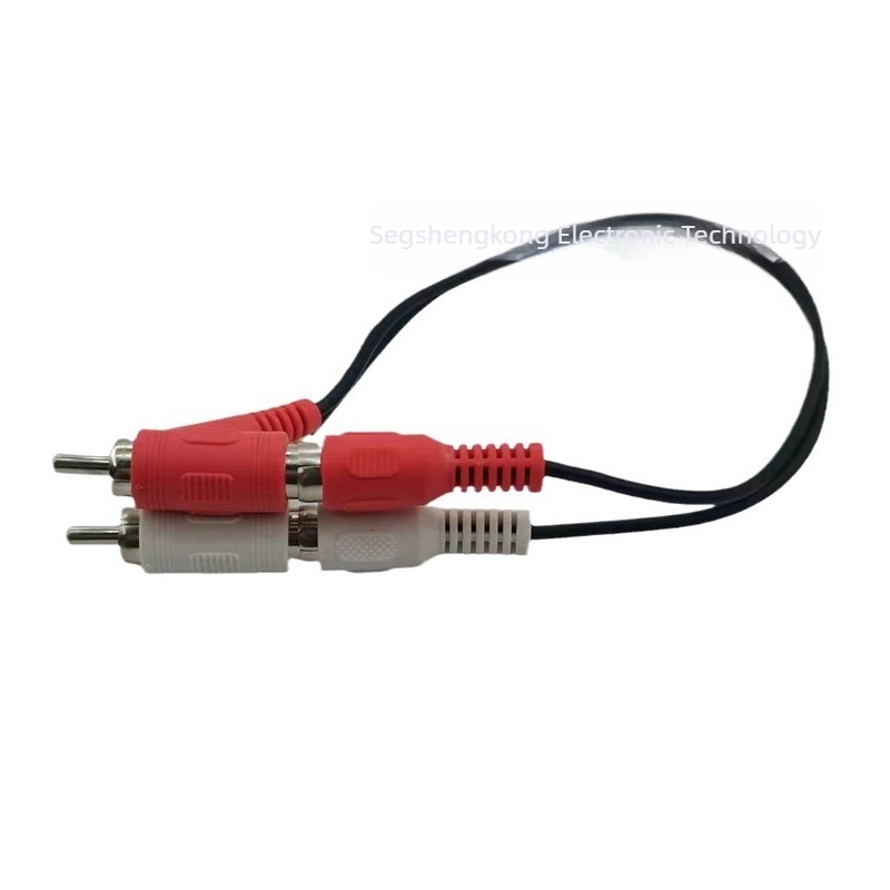 2RCA 1-2 audio kábel, nikkelezett rézmaggal, Set-Top Boxhoz