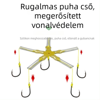 Folyami horgászhorog készlet – anti-aljzat dizájn, négyzet alakú csalihorgok karp és nagy karp számára, 8–15 horog/set, doboz 500 db