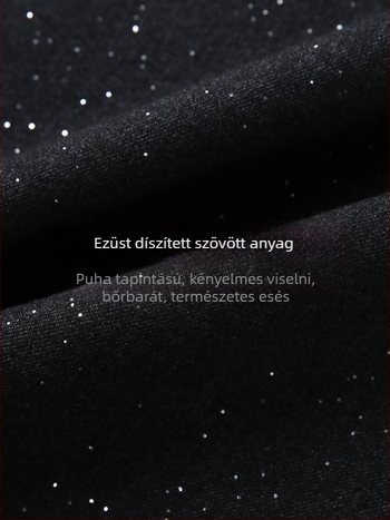 A-vonalú szoknya, elegáns üzleti stílus, középméretű hossz, poliészter anyag (95%+), 2024 tél