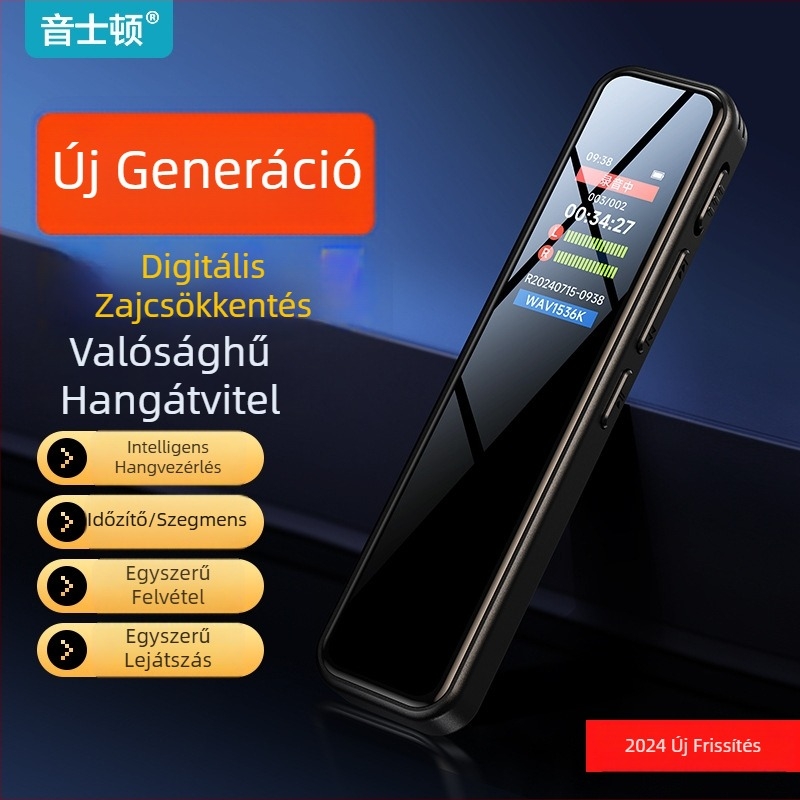 Boston A20S hangrögzítő zajcsökkentéssel, 12 órás felvétel, TF-kártya támogatás, USB 2.0, legfeljebb 999 felvétel