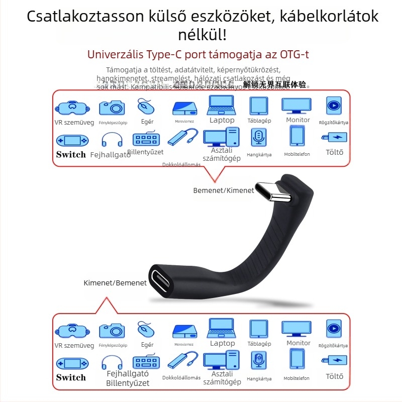 Thunderbolt 5 hosszabbító kábel merevlemezházhoz, 80 Gbps nagysebességű adatátvitel, PD240W gyorstöltés, kompatibilis MacBookkal