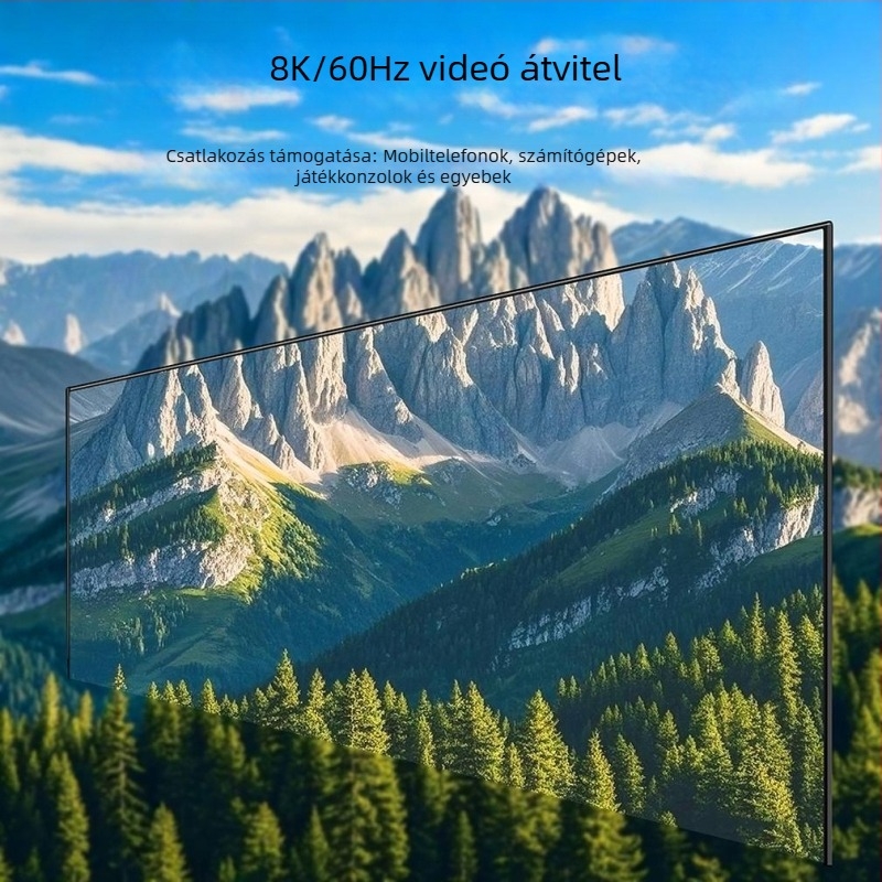 Thunderbolt 5 hosszabbító kábel merevlemezházhoz, 80 Gbps nagysebességű adatátvitel, PD240W gyorstöltés, kompatibilis MacBookkal