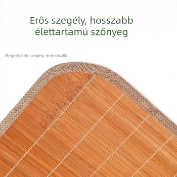 60 cm bambusz nyári matrac babáknak, egyágyas ágyhoz, kétoldalas ice-silk