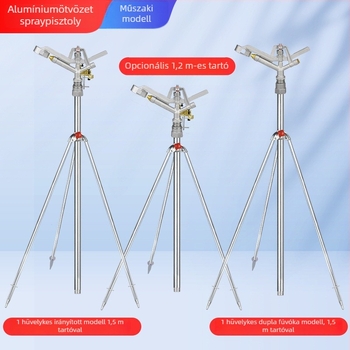 360°-os forgó turbinos öntözőfej kerthez