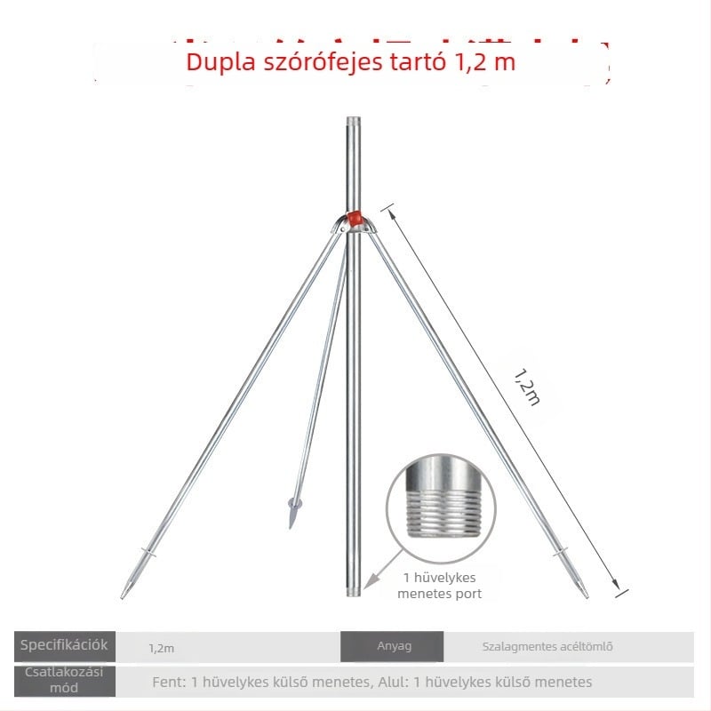 360°-os forgó turbinos öntözőfej kerthez