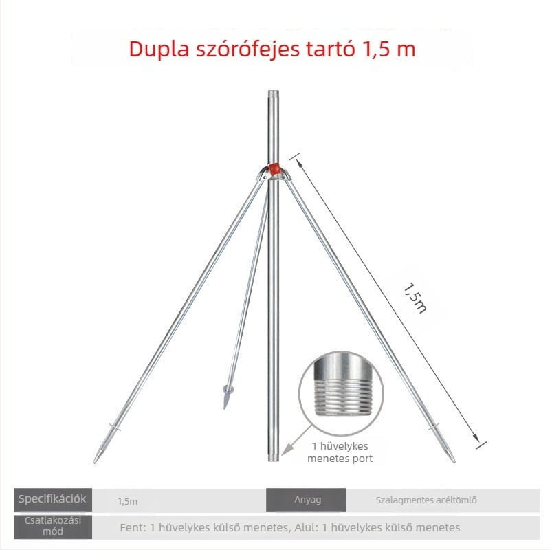 360°-os forgó turbinos öntözőfej kerthez