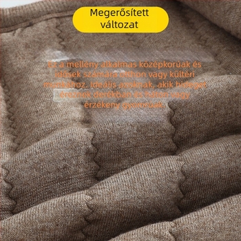 Kamellaszőr kardigán-vest, vastag téli meleg ruházat, laza szabás, 90% kamelszőr