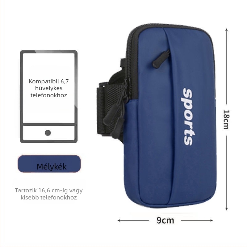 Huawei telefonhoz karos táska – Uniszex, PU anyag, Többfunkciós, sporthoz (Arm bag; Cycling; PU; Unisex)