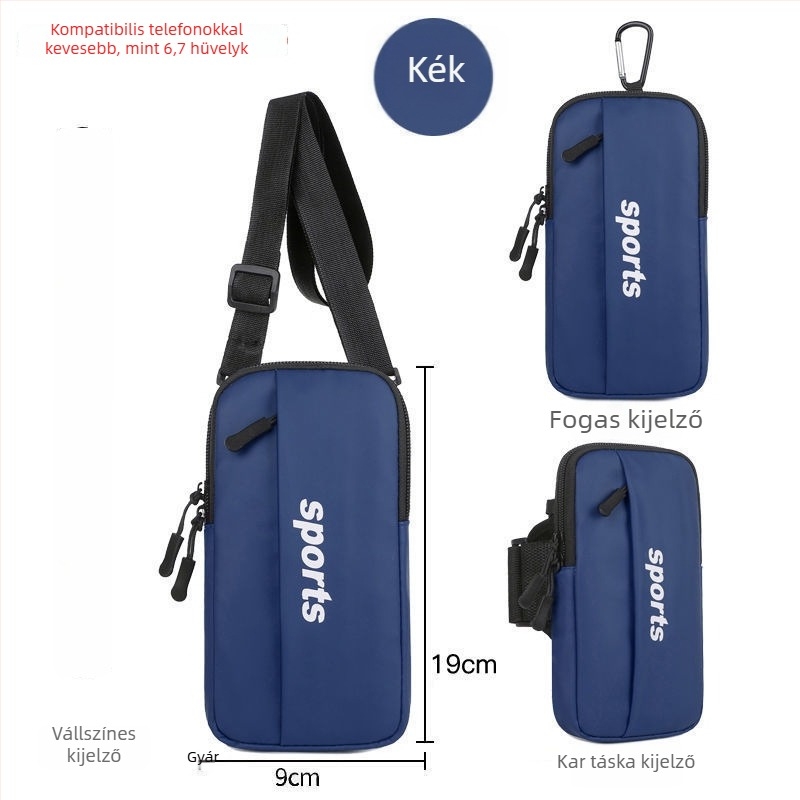 Huawei telefonhoz karos táska – Uniszex, PU anyag, Többfunkciós, sporthoz (Arm bag; Cycling; PU; Unisex)