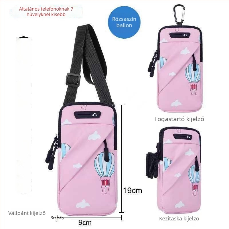 Huawei telefonhoz karos táska – Uniszex, PU anyag, Többfunkciós, sporthoz (Arm bag; Cycling; PU; Unisex)