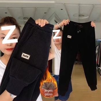 Női harém nadrág, magas derekú, kötős deréksz, gyapjú szövésű, mindennapi stílus