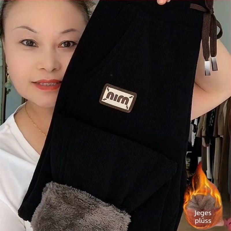 Női harém nadrág, magas derekú, kötős deréksz, gyapjú szövésű, mindennapi stílus