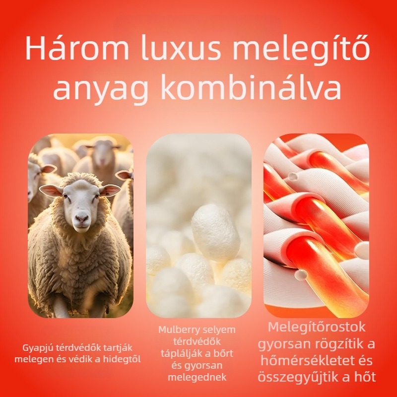 Termikus női nadrág magas derekú bársonyos béléses, duplarétegű, Lambskin anyag, 351–400 g/m² (Magas derekú; Bársonyos bélés; Dupla réteg; Lambskin anyag; 351–400 g/m²)