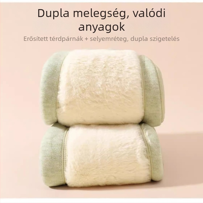 Lányoknak szóló meleg pamutnadrág fleece-béléssel — 78% pamut, magas derék, téli szezon, 3–8 éveseknek