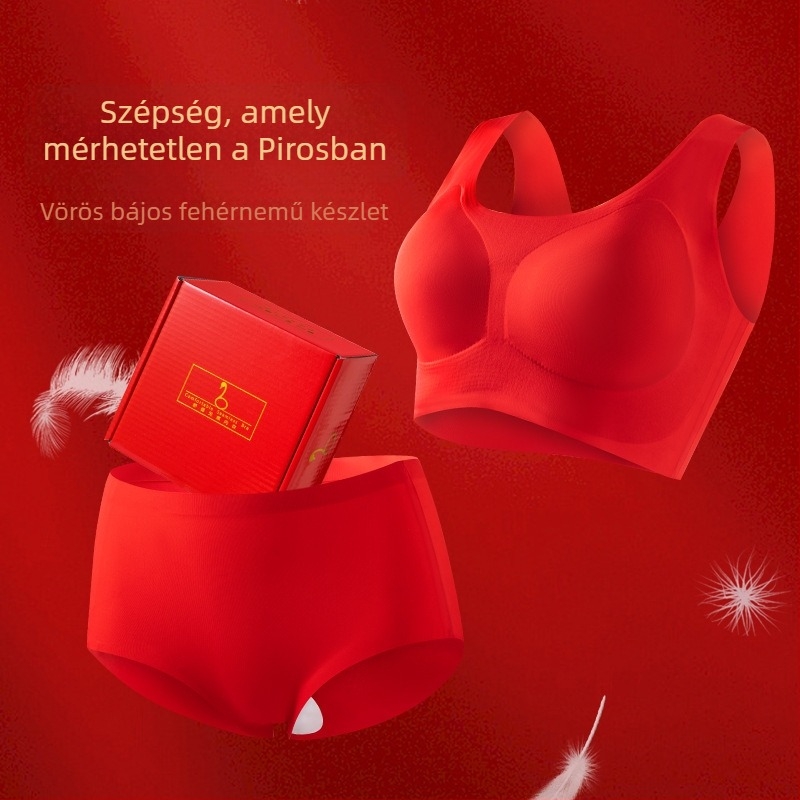 Női melltartó és bugyi szett, fő anyag Nylon 75%, alkalmas minden szezonra, dobozos csomagolás, 18–40 éveseknek