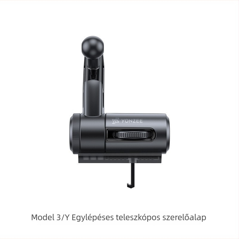 Tesla-kompatibilis telefon-tartó – légkivezetőhöz illeszkedő, Snap-On telepítés, márka YZ