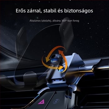 Audi műszerfalhoz készült telefontartó snap-on alapú, kompatibilis az A3/A4L/A5/A6LL és Q2/Q3/Q5L/Q7 modellekkel