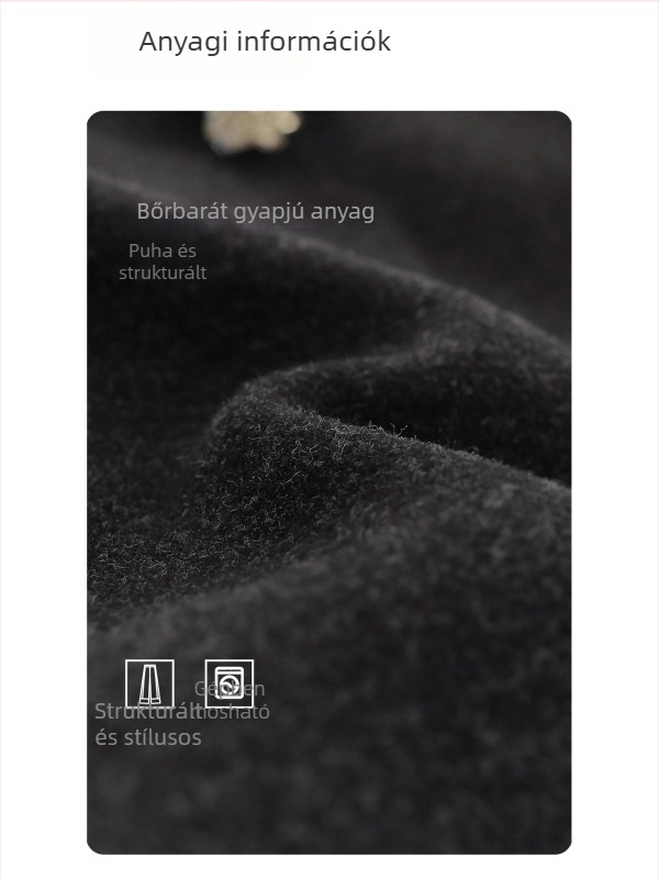 Női visszafordítható gyapjú mellény fleece béléssel, őszi–téli, kerek nyakú, vastagított, modell 2539.