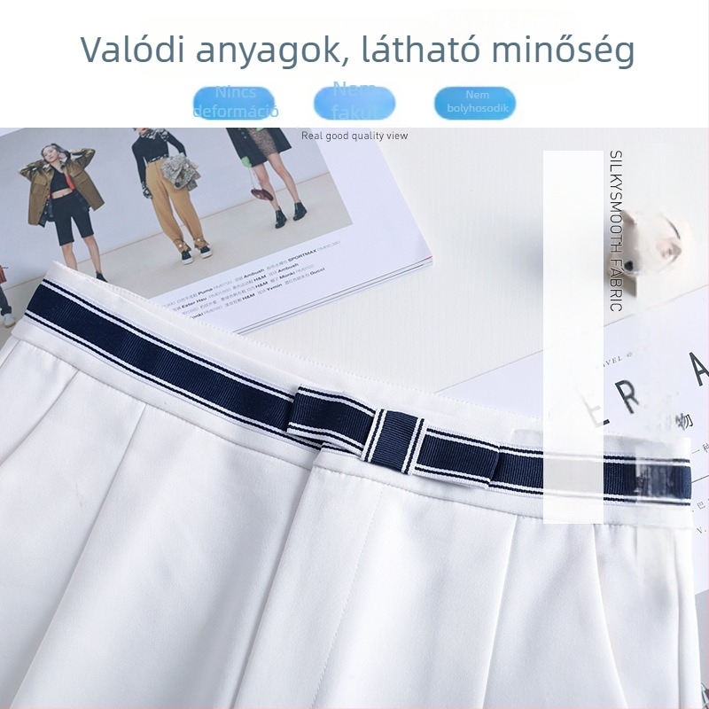Női nylonból készült, rövid szabású, széleslábú nadrág, magas derék, egyenes szabás, mikro-elasztik.
